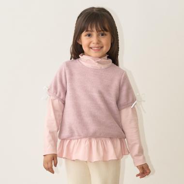 ふわふわ起毛半袖トップス