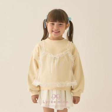 【Lycee mine バレエシリーズ】キャミドッキンクスウェット