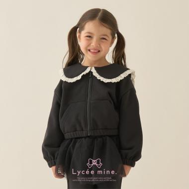 【Lycee mine バレエシリーズ】【セットアップ可】セーラーカラーフルジップスウェット