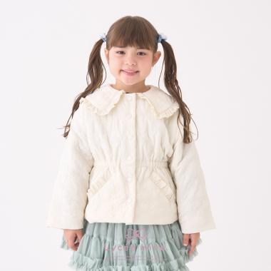 【Lycee mine バレエシリーズ】ミドル丈リボンキルティングジャケット