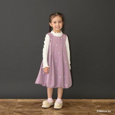 【Miffy】刺しゅう総柄バルーンワンピース