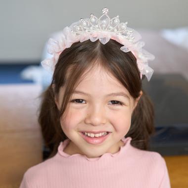 ティアラ付きカチューシャ