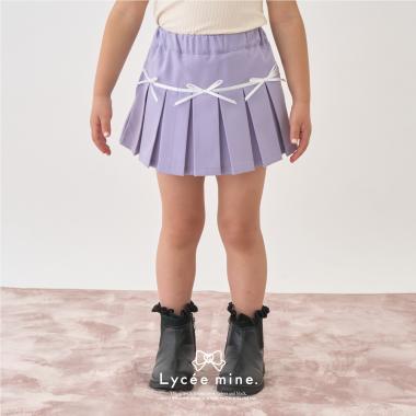 【Lycee mine バレエシリーズ】ボックスプリーツスカート(インパン付き)