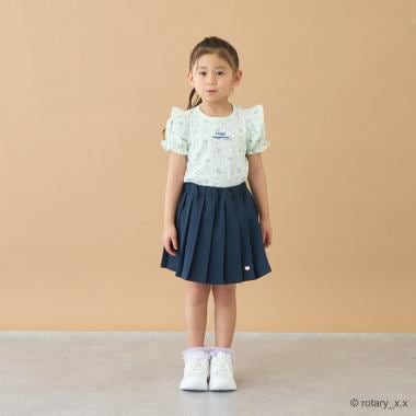 ラッププリーツ付きスカート(パンツ付き)