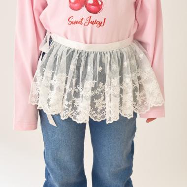 【2way】衿にもなるチュール巻きスカート【Lycee mineバレエシリーズ】