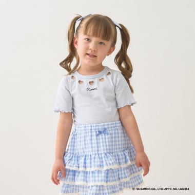 【サンリオキャラクターズ】【速乾・UV・型崩れしない】チェリークロミハートTシャツ