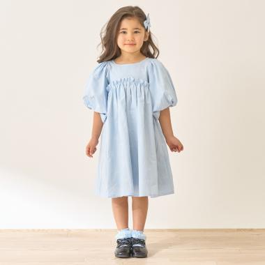 リボン刺しゅうふんわりワンピース【Lycee mineバレエシリーズ】