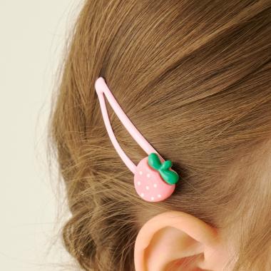 いちごヘアクリップ