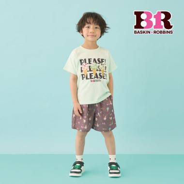 【サーティワン アイスクリーム】【接触冷感】総柄4分丈パンツ