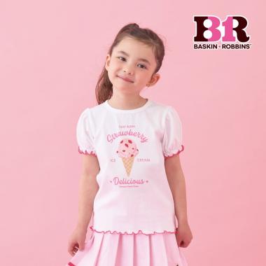 【サーティワン アイスクリーム】【UV・接触冷感・型崩れしない】【シャーベットT】アソートプリントパフTシャツ