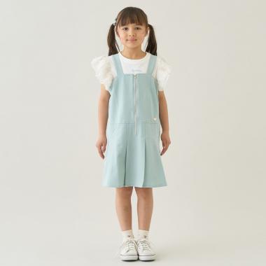 【予約/5月下旬～6月上旬入荷予定】【お着替えラクラク】プリーツワンピース