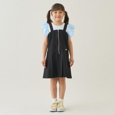【予約/5月下旬～6月上旬入荷予定】【お着替えラクラク】プリーツワンピース