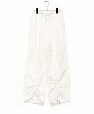 シャーリングワイドパンツ