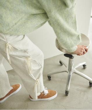 サイドリボンタックパンツ