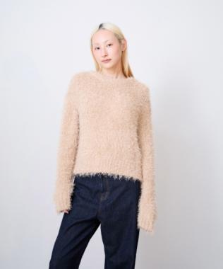 フリンジニットプルオーバー