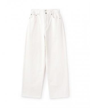 デニムワイドテーパードパンツ