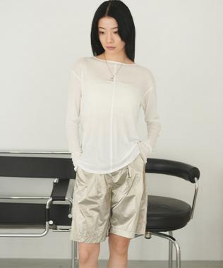 メタリックハーフパンツ