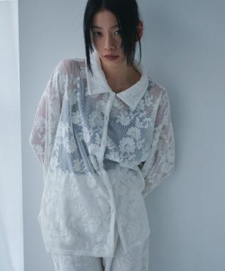 レースシャツジャケット