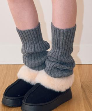 リブレッグカバー【韓国ファッション】