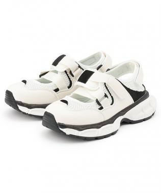 メッシュテープサンダル【韓国ファッション】