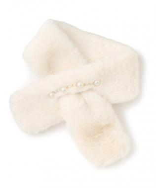 パールラインファーティペット【韓国ファッション】