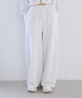 プレートルーズスウェットパンツ
