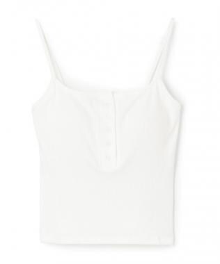 ボタンリブキャミソール