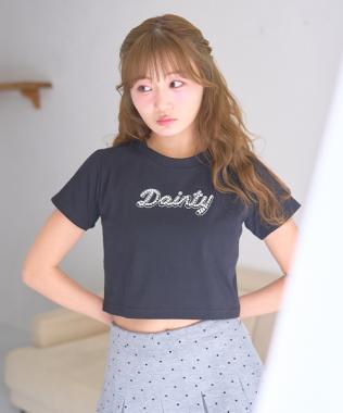 パールラインロゴ半袖Tシャツ