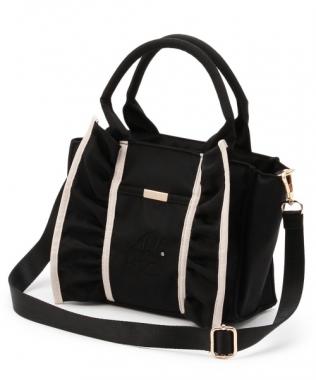 カラースキームフリル2wayトート