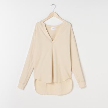 オーガニックコットン VネックサマールTシャツ