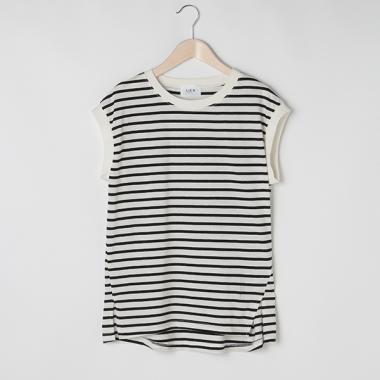 【リンク／接触冷感】裾スリットTシャツ