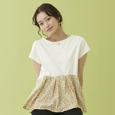 【リンク】小花柄カットチュニック