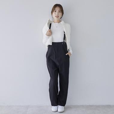 【リンク】ハイウエストサスパンツ(レディース)