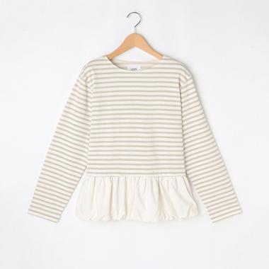 【リンク】バルーンペプラム長袖T(レディース)