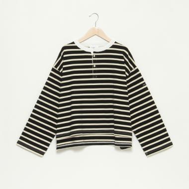 【リンク】ボーダー長袖T(レディース)