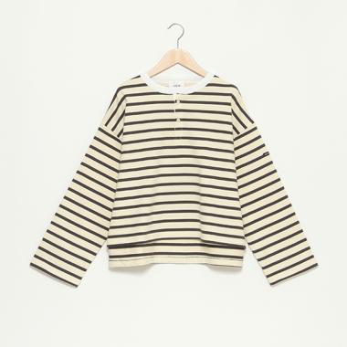 【リンク】ボーダー長袖T(レディース)