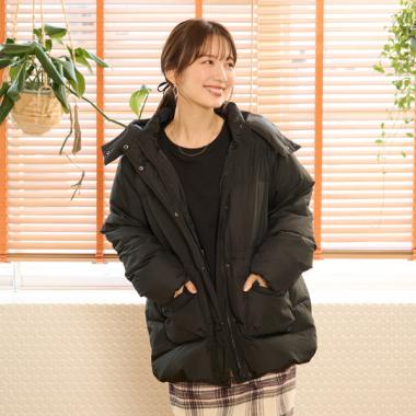 【リンク】ロングダウンコート(レディース)