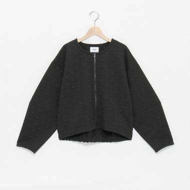 【リンク/花粉付着防止】ジップ羽織り