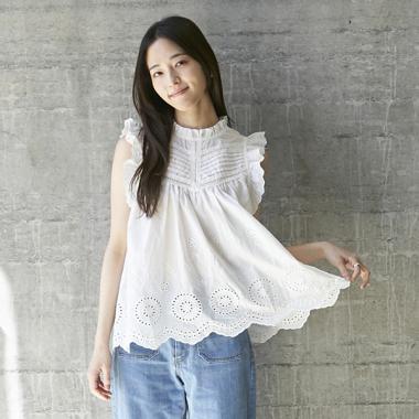 【リンク】オーバーレースチュニック(レディース)