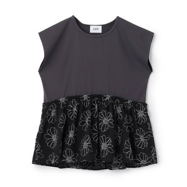 【リンク】お花刺しゅうドッキングT