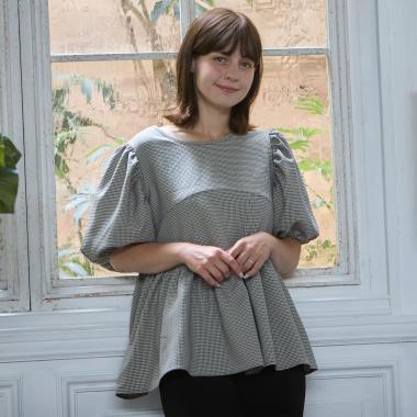 【親子リンク】袖パフチュニック