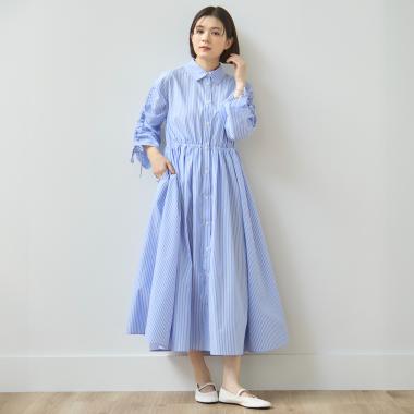 【親子リンク】アソート柄シャツワンピース