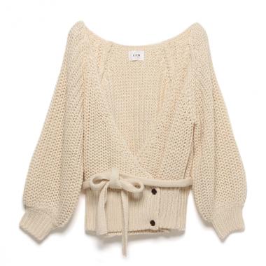 カシュクールニットボレロ