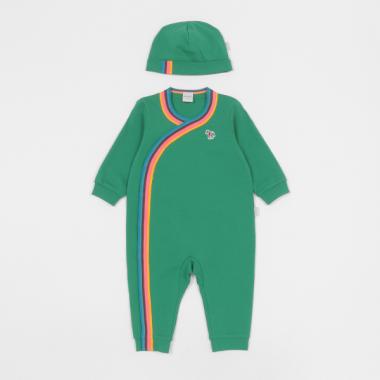 ストライプテープカバーオールワッチセット