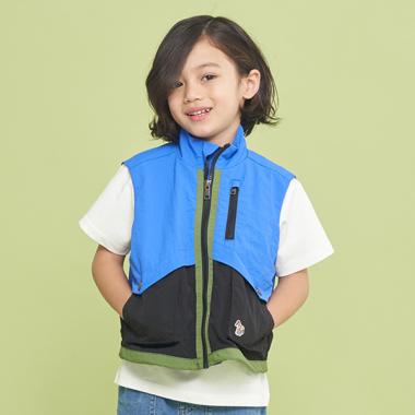 バイカラーアウトドアベスト