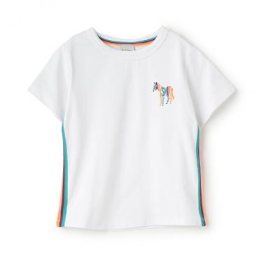 脇ラインゼブラ半袖Tシャツ