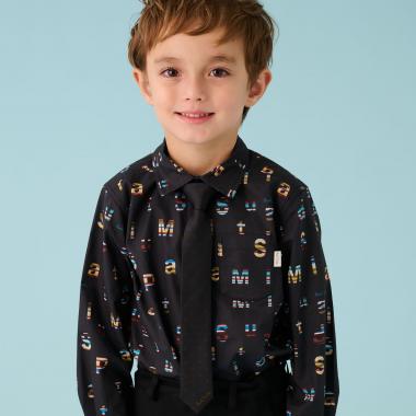 アルファベット長袖シャツ