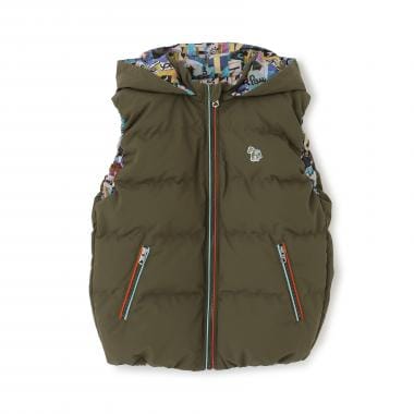 リバーシブルダウンベスト