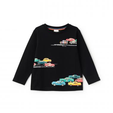 レーシングカー長袖Tシャツ