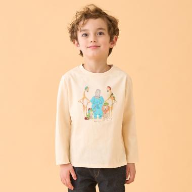 ハットアニマル長袖Tシャツ